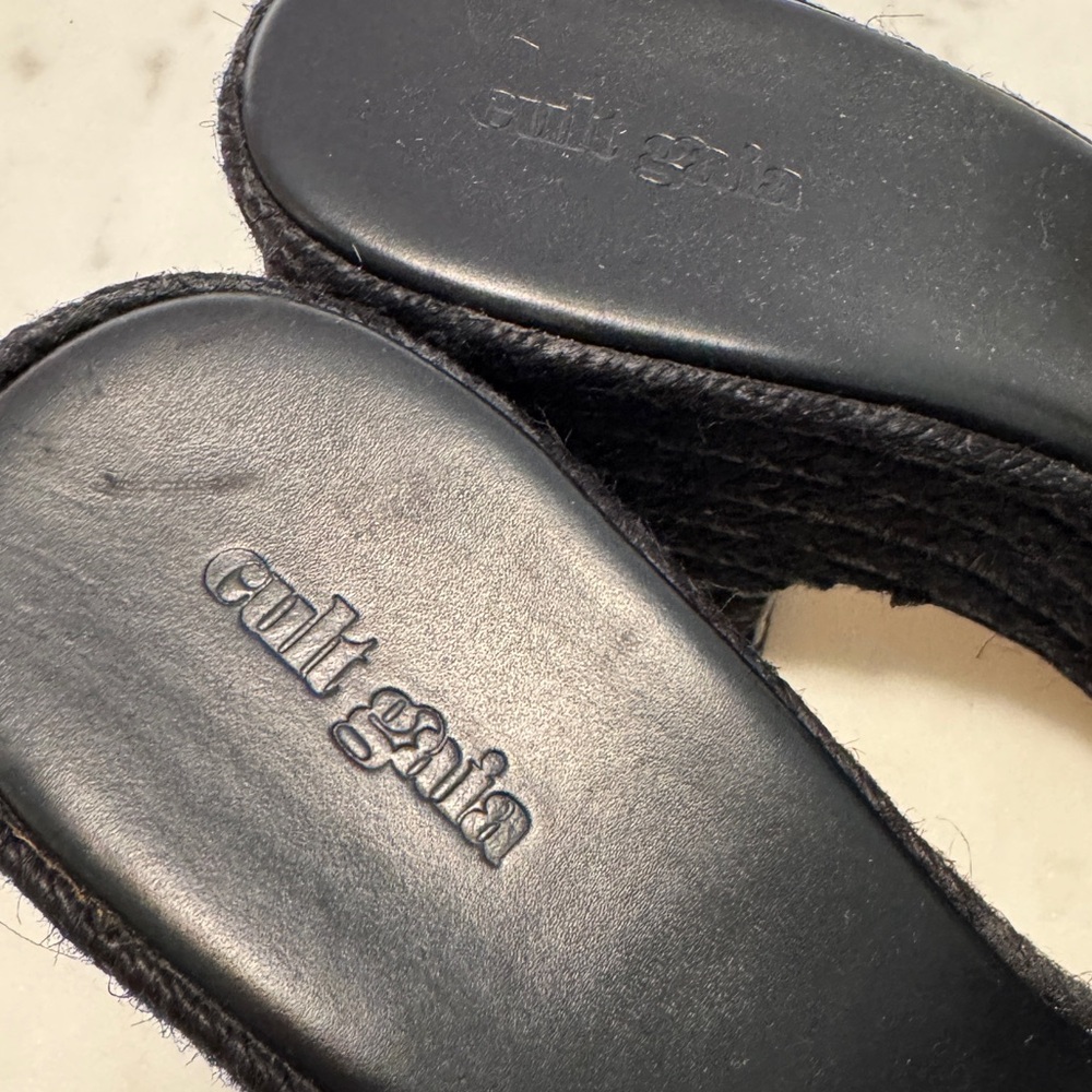 Cult Gaia Cleia Platform Espadrilles Sandals - Picture 5 of 10